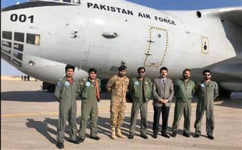 مطار العريش يستقبل طائرة مساعدات إنسانية باكستانية تحمل 20 طنا لغزة 