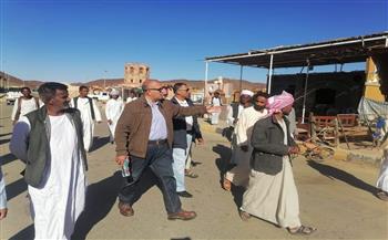 رئيس مدينة مرسى علم يتفقد قرية الشيخ الشاذلى