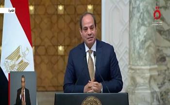 الرئيس السيسي: لن نسمح لأحد بتهديد أشقاء مصر