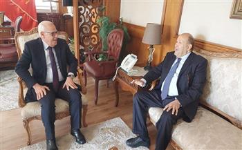 محافظ بورسعيد يستقبل المنسق العام لمبادرة المشروعات الخضراء والذكية 
