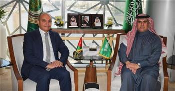 مندوب السعودية لدى الجامعة العربية يستقبل نظيره الأردني