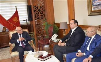 محافظ بورسعيد يستقبل رئيس الهيئة العامة للرعاية الصحية لافتتاح وتفقد عدد من المنشآت