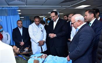 رئيس هيئة الرعاية الصحية ومحافظ بورسعيد يفتتحان مركز الشفاء للغسيل الكُلوى