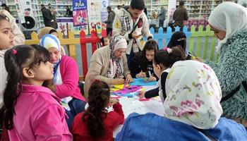 معرض القاهرة للكتاب| الهيئة المصرية العامة للكتاب تقدم ورش عمل لأوريغامي وكروشيه للأطفال
