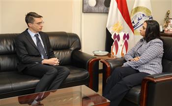 مايا مرسي تستقبل المدير الإقليمي للبنك الدولي فى  الشرق الأوسط  لبحث التعاون المشترك 