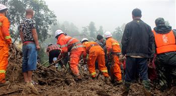 ارتفاع حصيلة ضحايا الانهيار الأرضي بالصين إلى 44 قتيلا