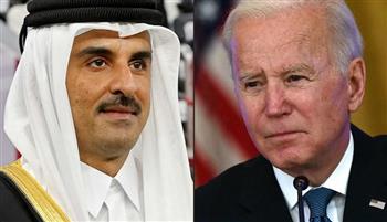 بايدن يتحدث مع أمير قطر بشأن الأوضاع في غزة