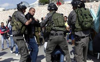 الاحتلال الاسرائيلي يعتدي على مواطنين ويمزق علم فلسطين وصور الشهداء جنوب جنين