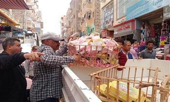 حملات تموينية وصحية مشددة على الأسواق في بني سويف والدقهلية