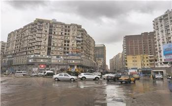 الأمطار تضرب الإسكندرية لليوم الثالث على التوالي