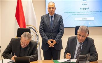 «سويلم» يشهد توقيع بروتوكول تعاون بين الري وشركة السكر والصناعات التكاملية