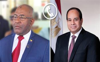 الرئيس السيسي يبحث هاتفيًا مع رئيس جزر القمر العلاقات الثنائية بين البلدين   