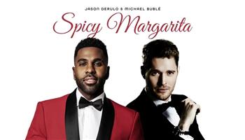 جيسون ديرولو يفتتح ألبومه الجديد بأغنية سبايسي مارجريتا مع مايكل بوبلي