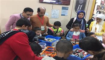 معرض القاهرة للكتاب الـ55 | ورشة صناعة الروبوت بجناح الأزهر الشريف