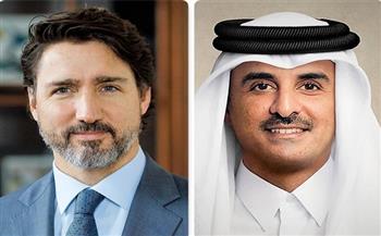 أمير قطر ورئيس وزراء كندا يبحثان هاتفيا تطورات الأوضاع في غزة