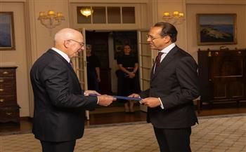 سفير مصر لدى استراليا يقدم أوراق اعتماده إلى الحاكم العام الاسترالي