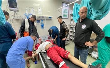 الهلال الأحمر الفلسطيني: الاحتلال يواصل قصف محيط مستشفى الأمل بخان يونس