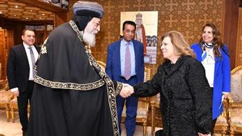 رئيسة المجلس القومي لحقوق الإنسان: الكنيسة المصرية تمثل أحد الروافد الصلبة للوطنية