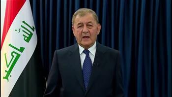 الرئيس العراقى: الاستهداف والتصعيد الأخير يقوضان الأمن في المنطقة
