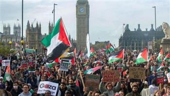 مظاهرات بمدن أوروبية عدة تطالب بوقف الحرب على غزة