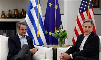 بلينكن يبحث مع رئيس الوزراء اليوناني الأوضاع في الشرق الأوسط