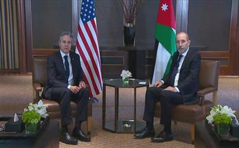 وزير الخارجية الأردني يبحث مع نظيره الأمريكي الأوضاع الكارثية في غزة