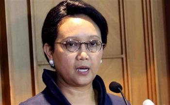 وزيرة الخارجية الإندونيسية: موقفنا ثابت في الدفاع عن حقوق الشعب الفلسطيني
