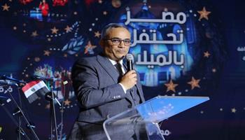 رئيس قصور الثقافة يشهد احتفالية عيد الميلاد المجيد بمسرح السامر (صور)