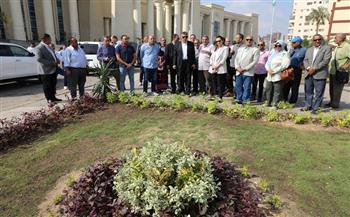   محافظ الجيزة يوجه بإبراز المظهر الحضارى بالطرق والمحاور المؤدية لمحطة قطارات بشتيل
