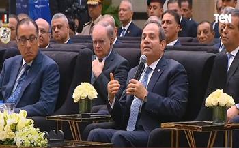 الرئيس السيسي: قطاع السكك الحديد في مصر كان مهملًا 