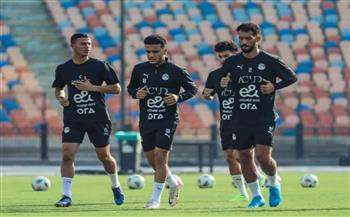 منتخب مصر يواصل تدريباته استعدادًا للقاء موريتانيا  