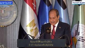 الرئيس السيسي: نصر أكتوبر سيبقى خالدًا في ذاكرة الوطن 