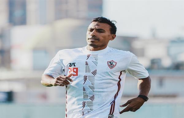 محمد عبد الشافي يشارك في جزء من مران الكرة بالزمالك