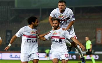 الزمالك يتقدم على البنك الأهلي بهدف في الشوط الأول 