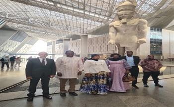 المتحف المصري الكبير يستقبل وزير الخارجية ببوركينا فاسو وعمدة طوكيو باليابان