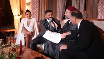 تركي آل الشيخ يهنيء الموسيقار هاني فرحات بعقد قرأنه علي دنيا جمعة 