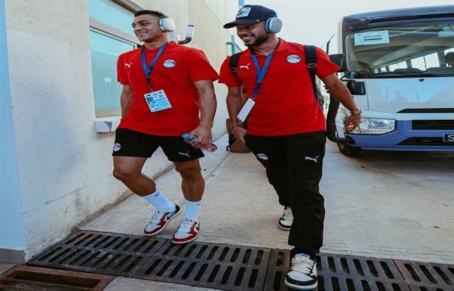 تصفيات أمم أفريقيا.. منتخب مصر يصل إلى الملعب لمواجهة كاب فيردي