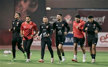   الأهلي يواصل استعداداته لمباراة الاتحاد السكندري في الدوري الممتاز