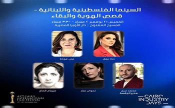 اليوم.. درة تشارك في محاضرة عن السينما الفلسطينية واللبنانية بمهرجان القاهرة 