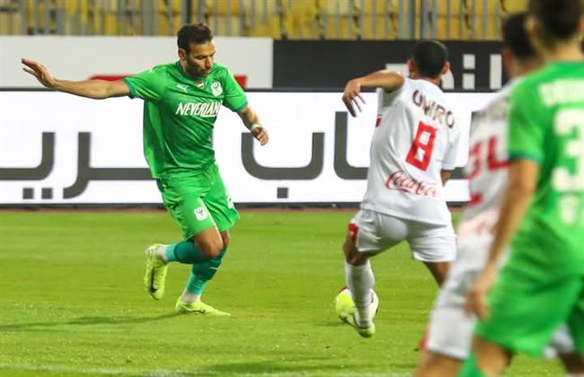 الدقيقة 75.. الزمالك متأخر أمام المصري بهدف نظيف