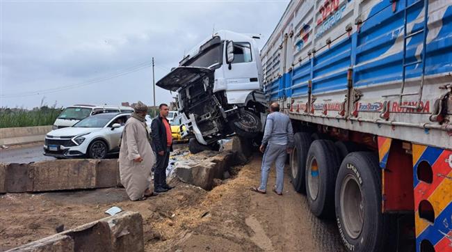 الأمطار تتسبب في حادث بالقليوبية دون خسائر بشرية