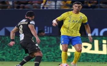 النصر السعودي يواجه ضمك طارق حامد في الدوري السعودي 