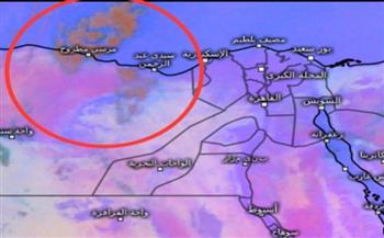 خريطة مناطق سقوط الأمطار وحالة الطقس في الإسكندرية خلال الساعات المقبلة