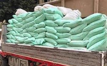 ضبط 25 طن دقيق مدعوم مجهز للبيع بالسوق السوداء 