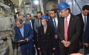 وزير التموين يتفقد مضرب الوليلي التابع للقطاع الخاص بالبحيرة