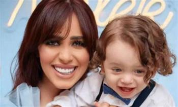 رنا سماحة تحتفل بعيد ميلاد ابنها مالك بعد أزمته الصحية