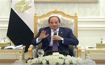 الرئيس السيسي: انا صادق معاكم جدًا وما اعرفش الكذب ابدًا