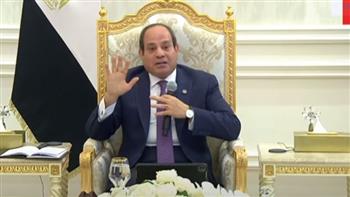 الرئيس السيسي: الشعب المصري هو حصن مصر