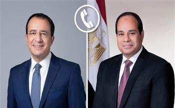   الرئيس السيسي يبحث هاتفيًا مع نظيره القبرصي العلاقات الثنائية بين البلدين    