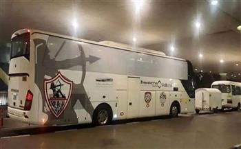 وصول حافة الزمالك إلى ستاد الكلية الحربية لمواجهة طلائع الجيش بالدوري 